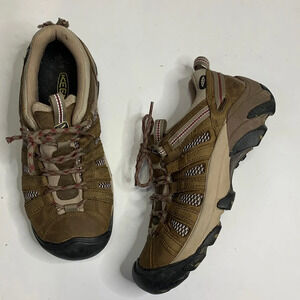 Keen Voyageur Vented Women's Brown Hiking Shoes Outdoor Sneakers S-085 Size 7.5